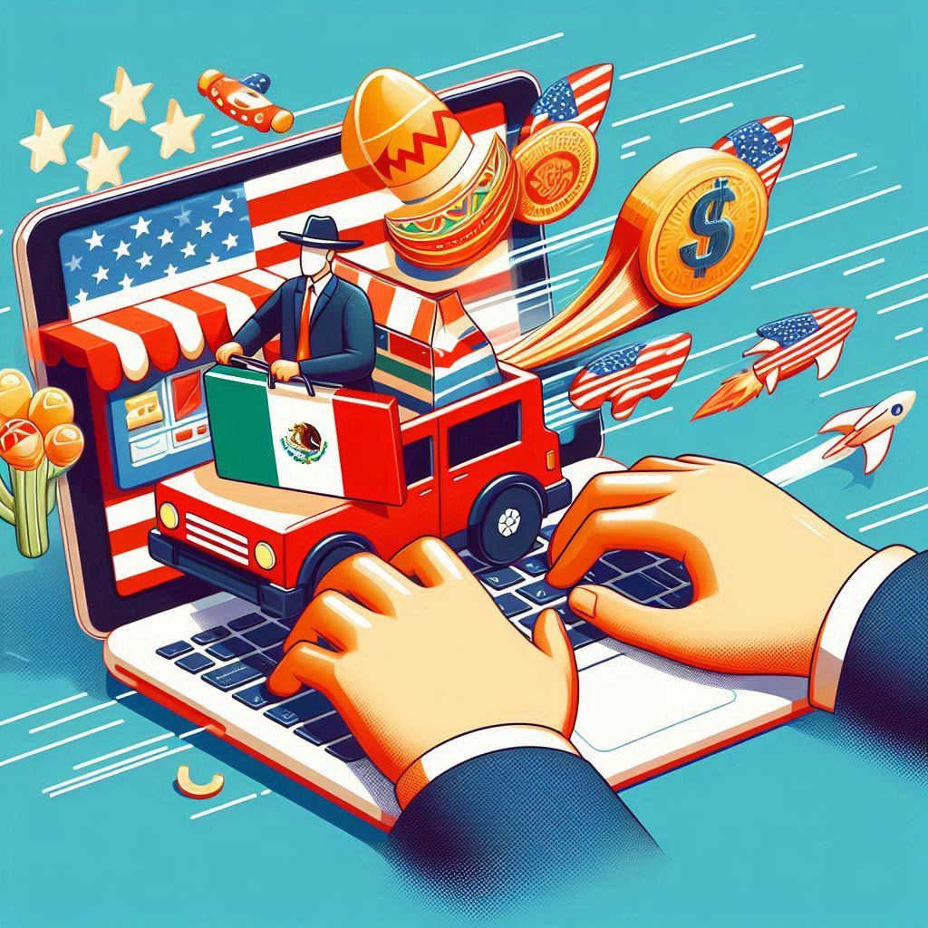 Promotional services of the product in order to push them in the American and Mexican markets